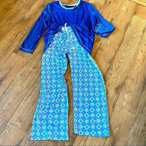 NOIRE JASMINE ROSE PLUSH VELOUR PAJAMA SET XL NWT - Picture 10 of 16